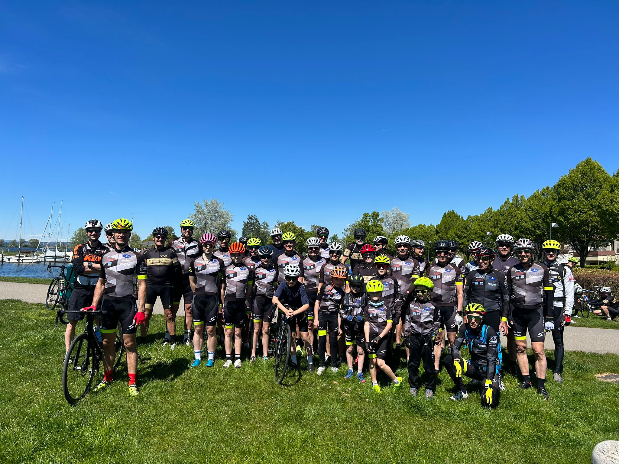 Aufstellung Anradeln 2024